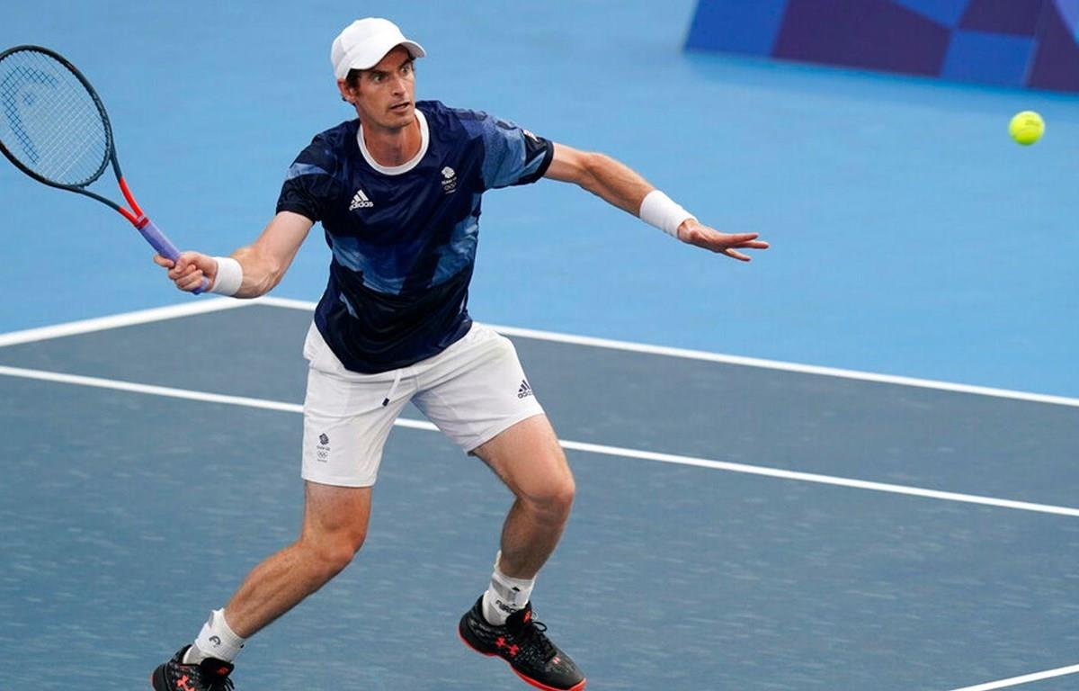 Tay vợt Andy Murray rút khỏi nội dung đơn nam vì chấn thương