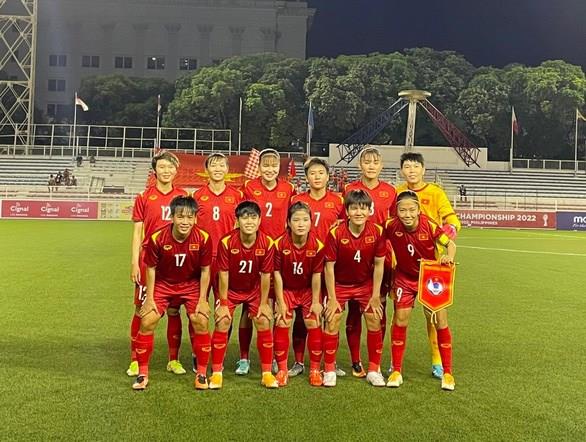 Việt Nam gặp Philippines ở bán kết giải bóng đá nữ Đông Nam Á 2022
