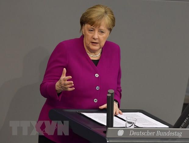 Thủ tướng Đức kêu gọi thế giới đoàn kết trong cuộc chiến COVID-19