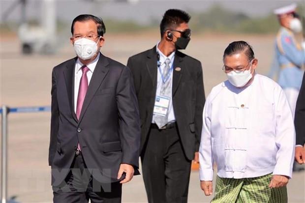 Thủ tướng Campuchia thúc đẩy thực hiện đồng thuận 5 Điểm về Myanmar