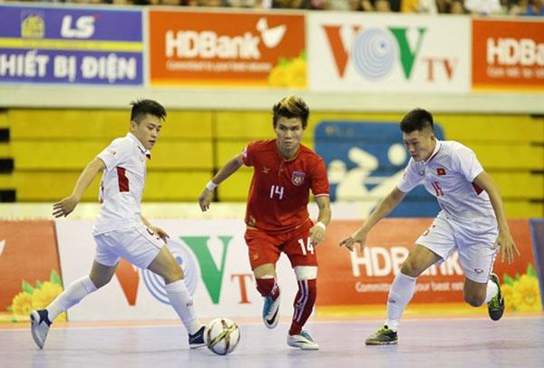 Giải futsal vô địch Đông - Nam Á 2017  Dừng bước tại bán kết, Việt Nam tranh hạng ba với Myanmar