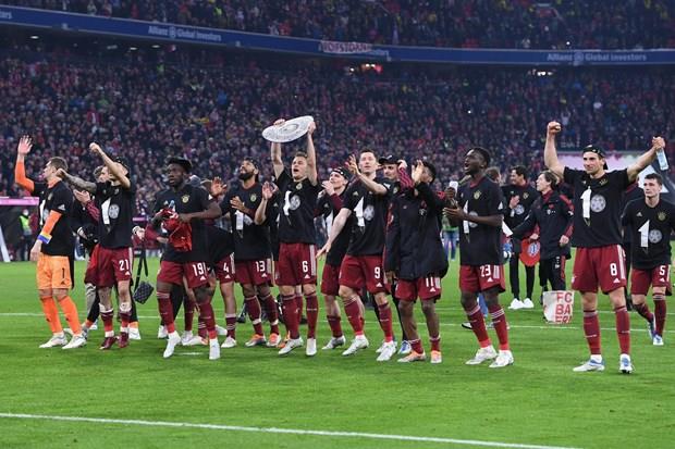Bayern Munich lần thứ 10 liên tiếp giành chức vô địch Bundesliga