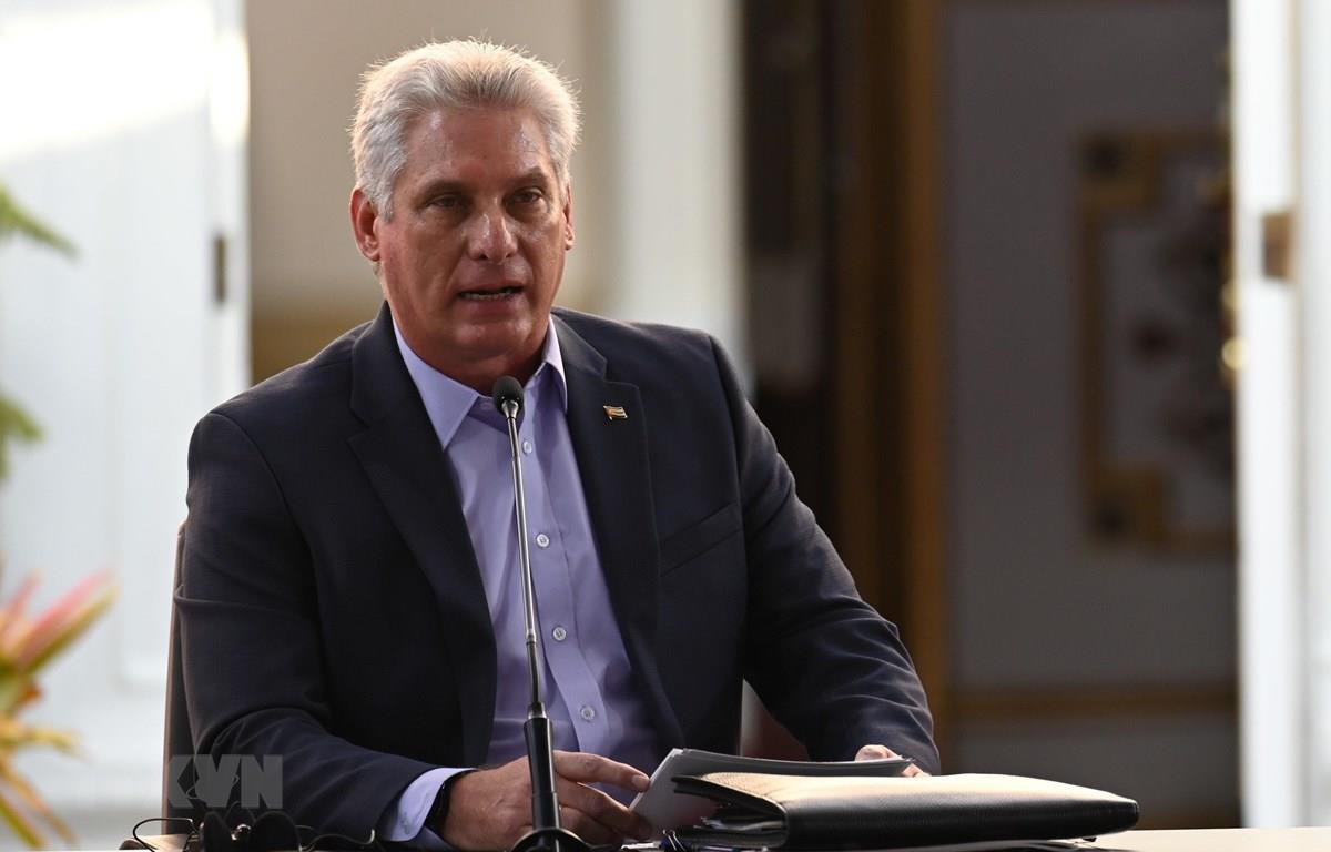 Chủ tịch Cuba Miguel Diaz-Canel tố cáo âm mưu gây bất ổn trong nước