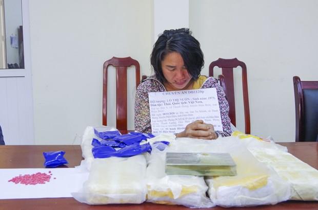 Điện Biên: Bắt một đối tượng nữ, thu giữ số lượng lớn ma túy
