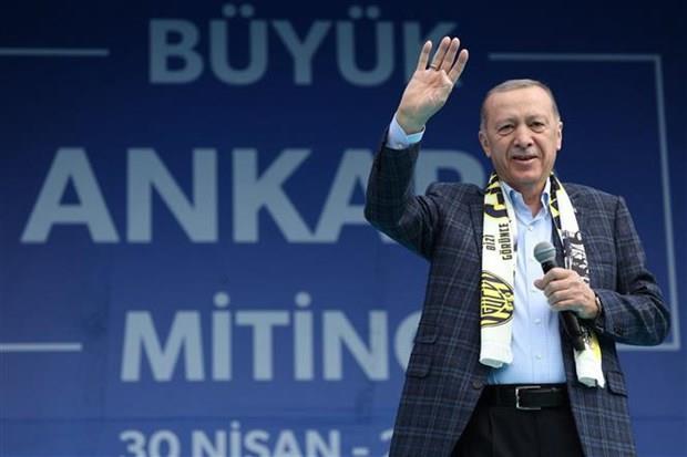 Lãnh đạo nhiều nước chúc mừng ông Erdogan đắc cử Tổng thống Thổ Nhĩ Kỳ