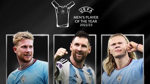Messi, Haaland và De Bruyne tranh giải Cầu thủ xuất sắc nhất UEFA