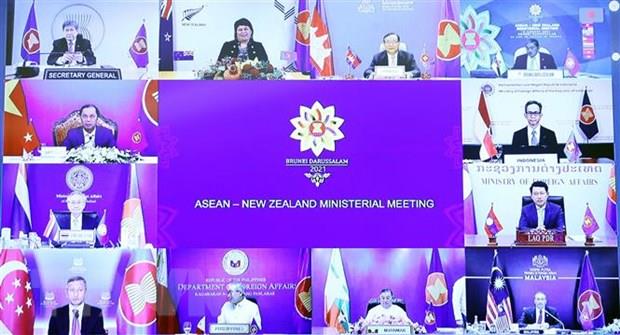 ASEAN, Canada, New Zealand tăng hợp tác để ứng phó với COVID-19